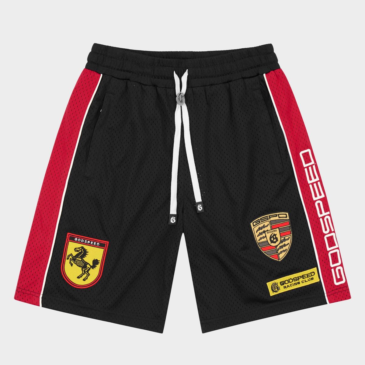 GOODSPEED MEN'S GRC M.O SHORTS BLK/RED