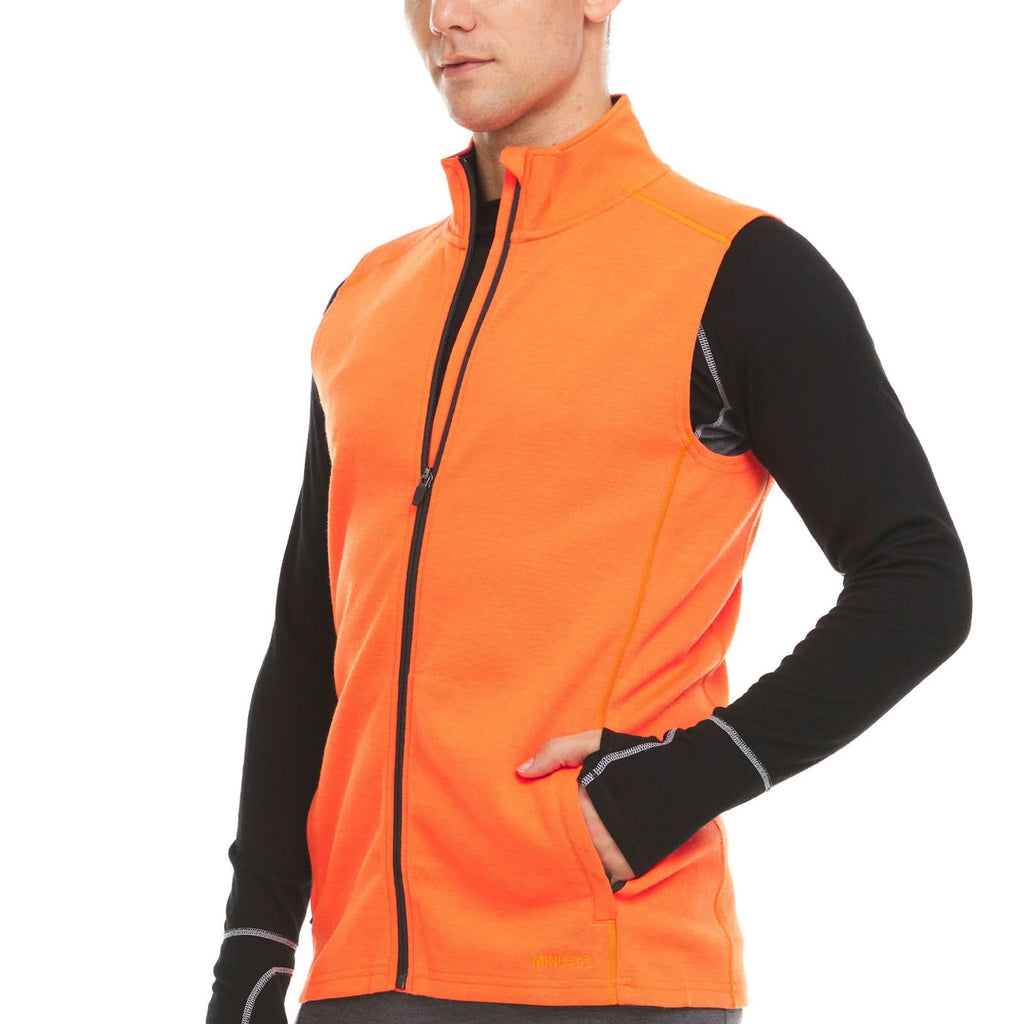 Heavyweight Men's Wool Vest - 100% Merino Wool
